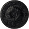 Ekena Millwork Amelia Ceiling Medallion (Fits Canopies up to 2 3/8"), Hand-Painted Steel Gray, 19 5/8"OD x 3/4"P CM20AMSGS - alternate 1